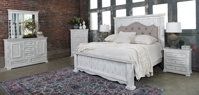Nina Nero White Bedroom Collection - Lott Furniture