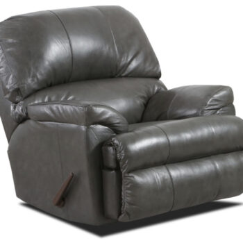 Leather recliner