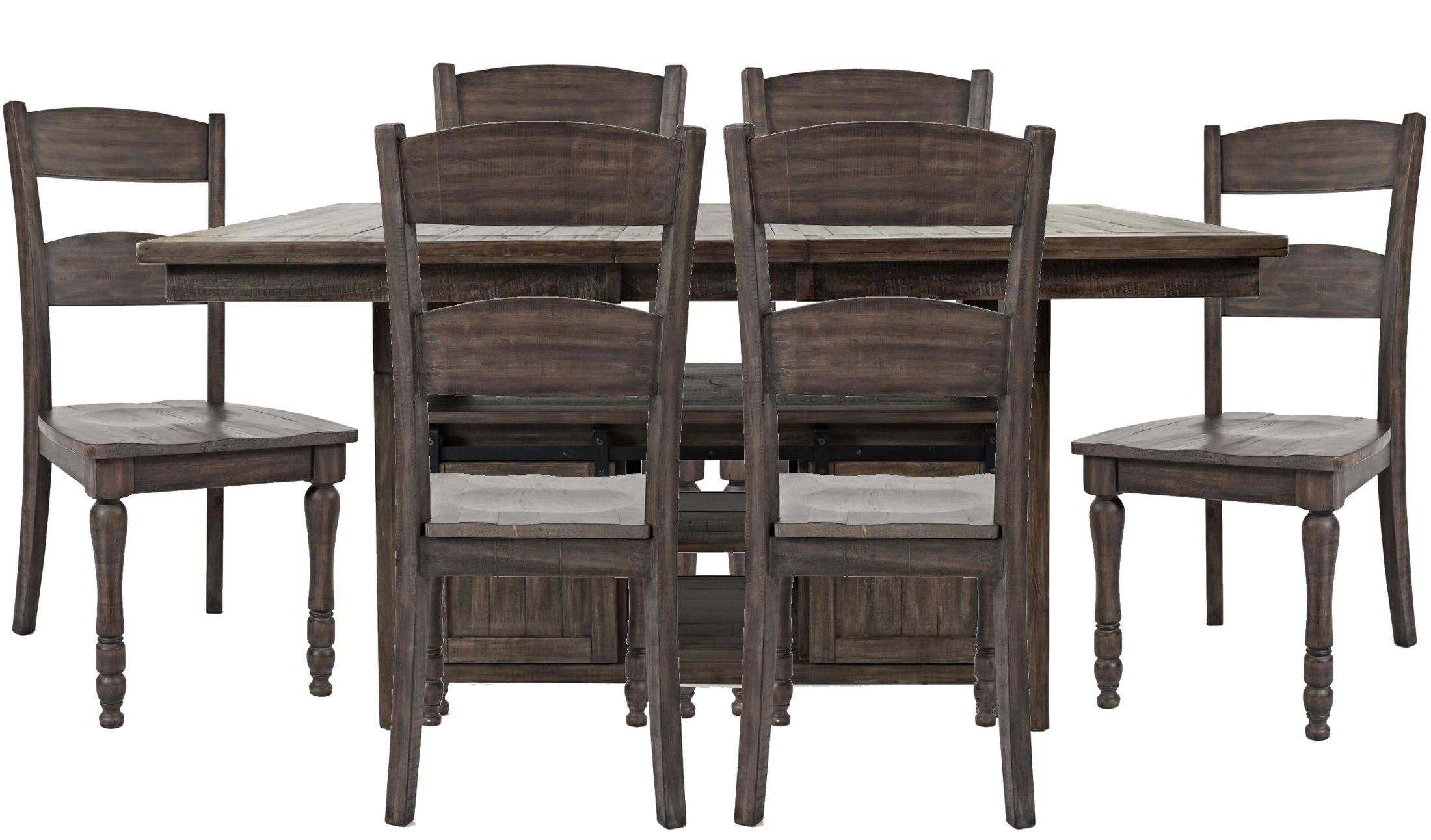 Madison County Table W/ 6 chairs (Barnwood)