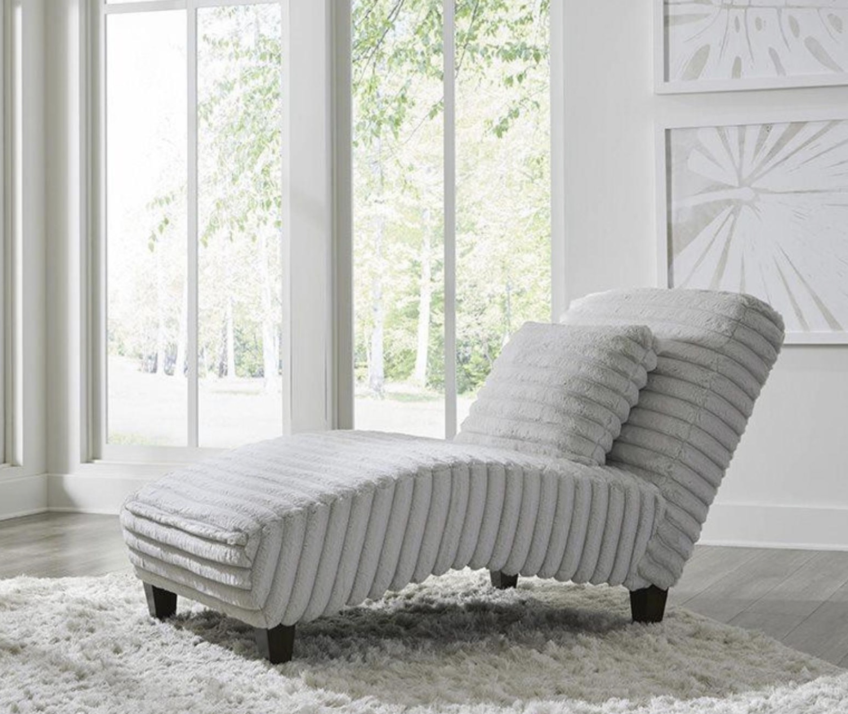 Mondo Grey Chaise Lounge Lott Furniture Company